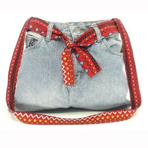 Handmade Jean Crossbody Purse